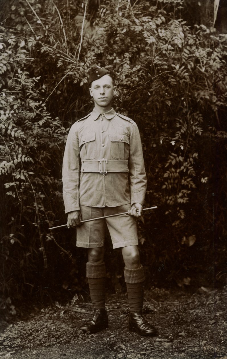 Vojín Nelson, 5. pluk východního Surrey, Chakrata, Indie, 1917 od Unbekannt