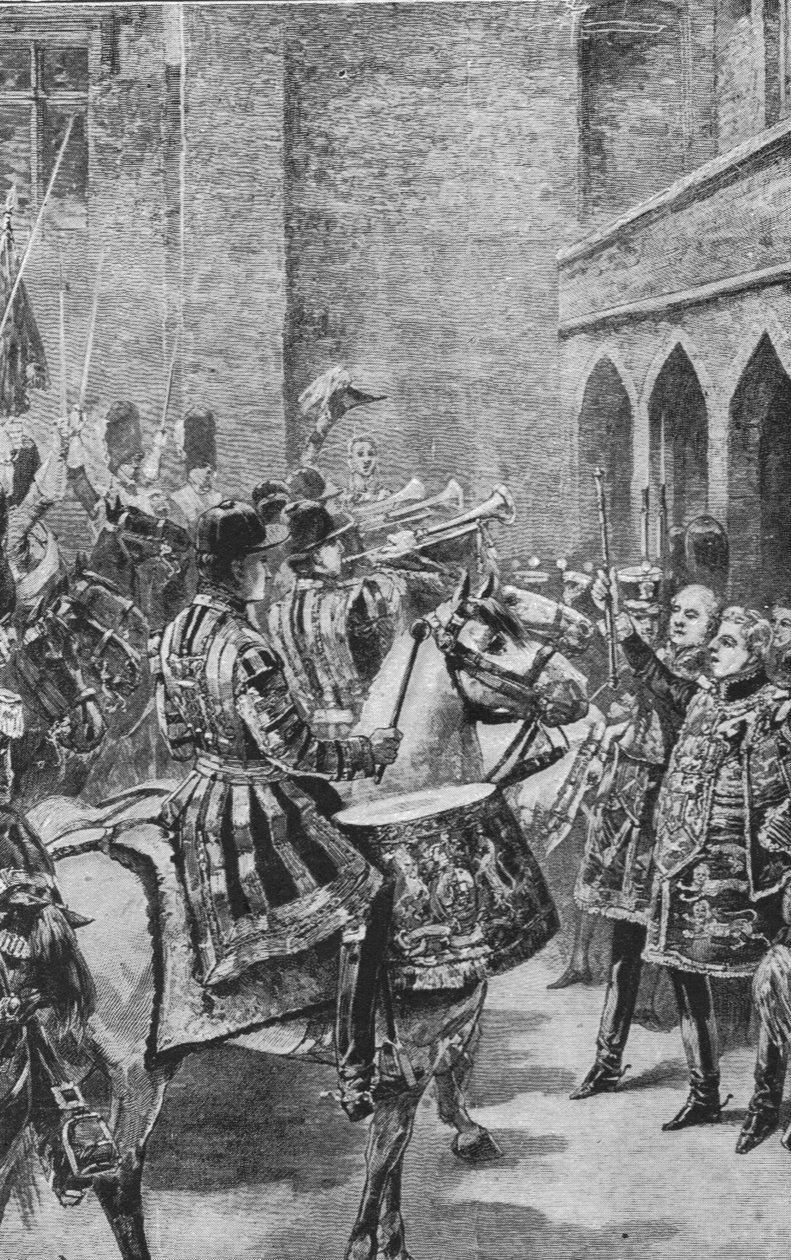 Provolání královny Viktorie v paláci svatého Jakuba, 31. června 1837, 1901. od Unbekannt