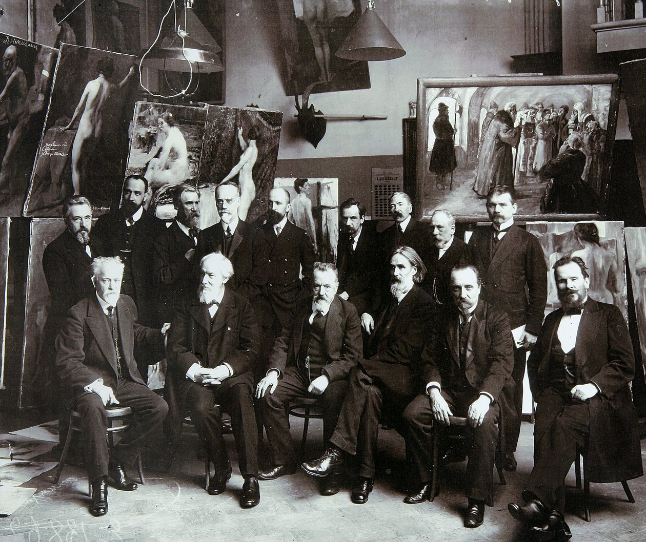 Profesoři Ruské akademie umění, 1913 od Unbekannt