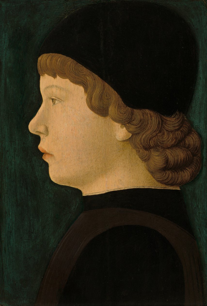 Profil Portrét chlapce, c. 14601470. od Unbekannt