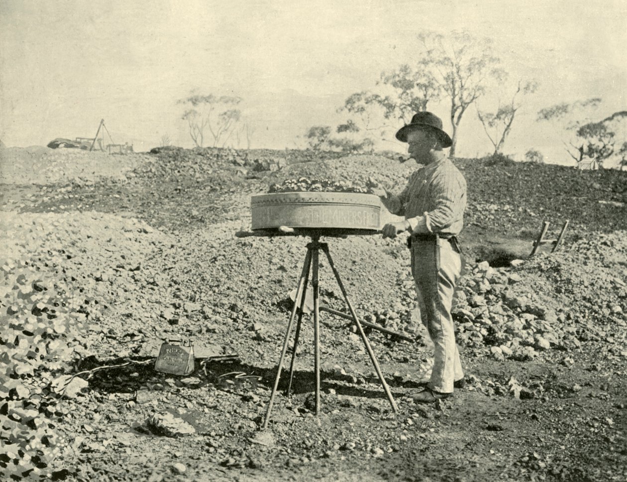 Prospecting a Lease, 1901. od Unbekannt