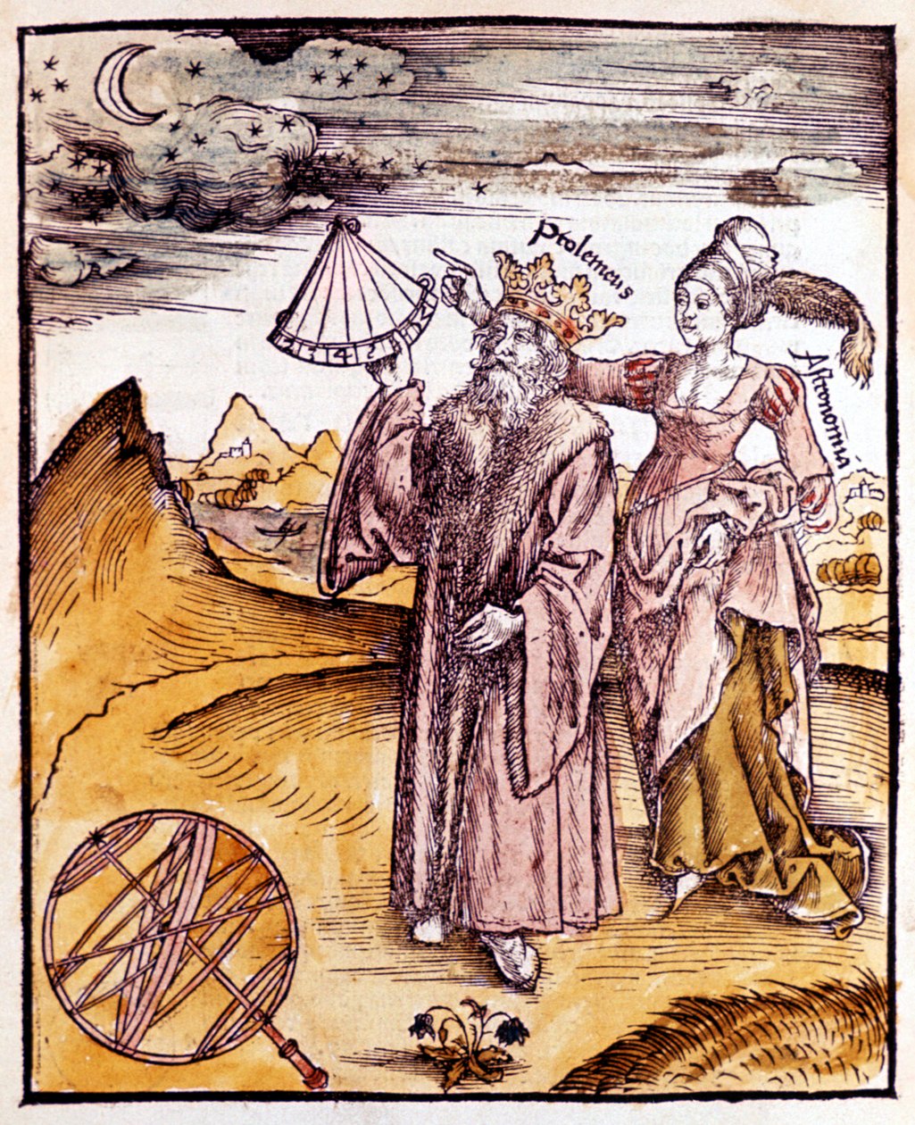 Ptolemaios, alexandrijský řecký astronom a geograf, 1508 od Unbekannt