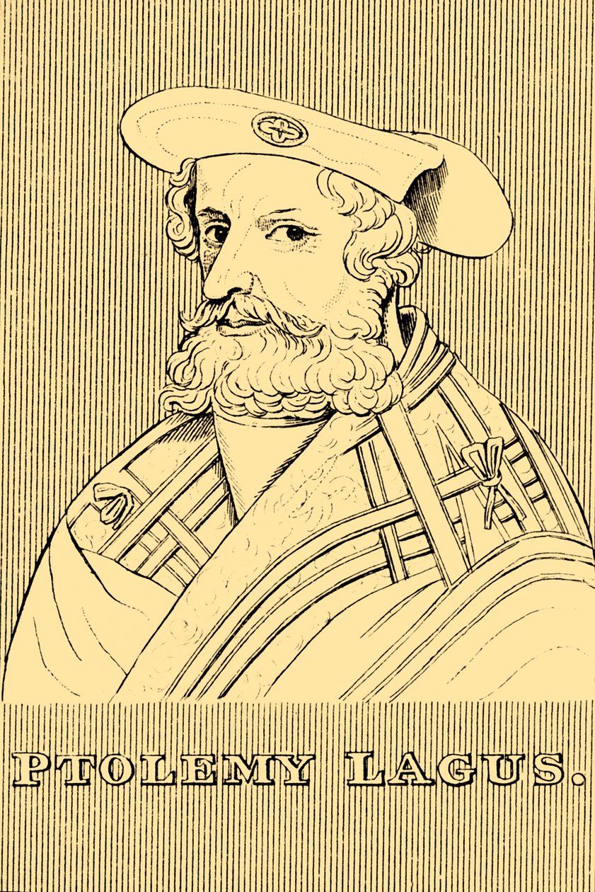 Ptolemaios Lagus, c367-282 př.nl, 1830. od Unbekannt