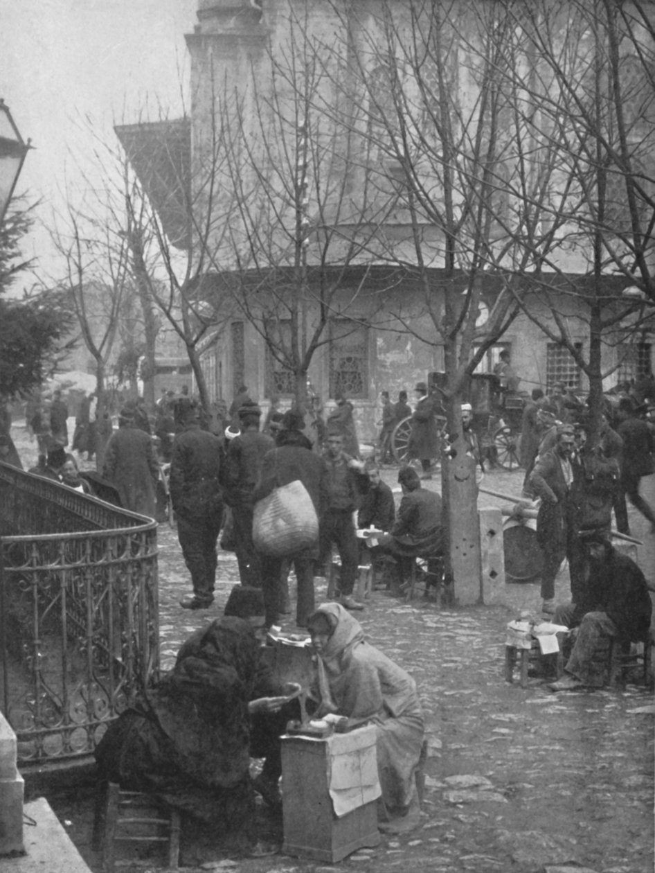 Veřejní dopisovatelé v Konstantinopolské ulici, 1913 od Unbekannt