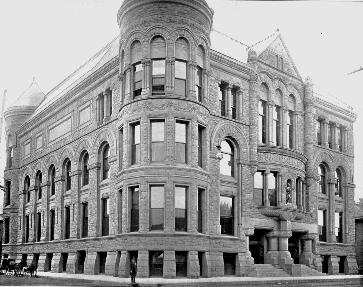 Budova veřejné knihovny, Minneapolis, Minnesota, USA, c1900. od Unbekannt