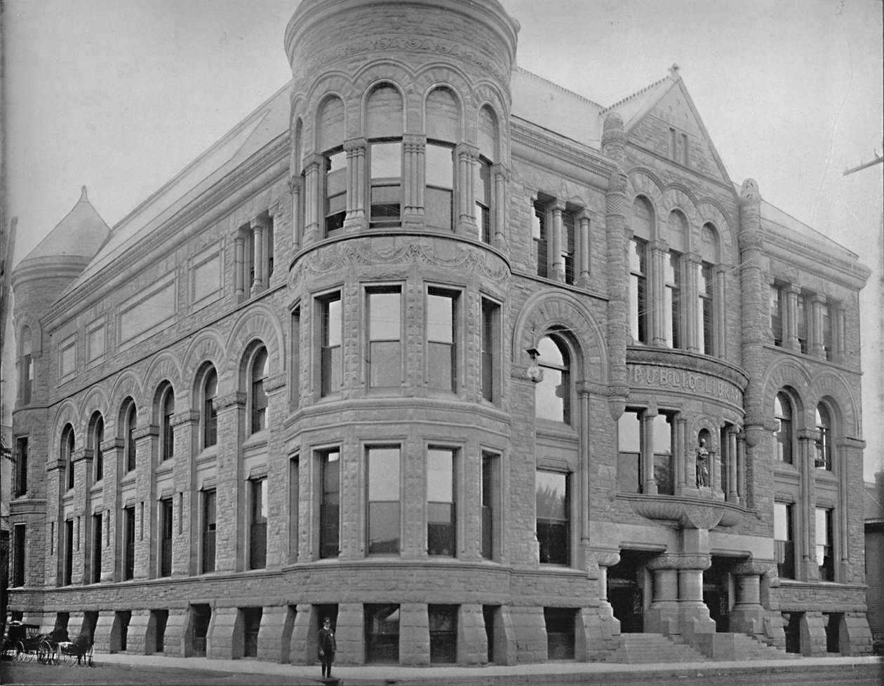 Budova veřejné knihovny, Minneapolis, Minnesota, c1897. od Unbekannt