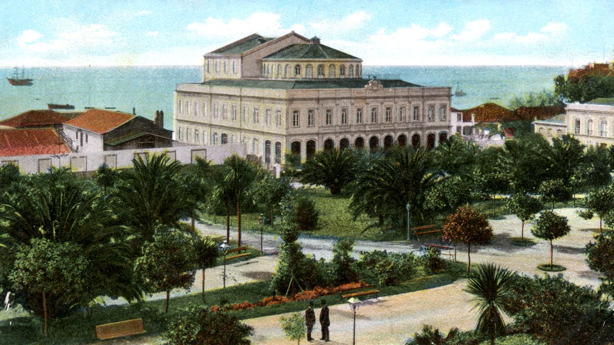 Veřejná zahrada a divadlo, Madeira, 1905 od Unbekannt