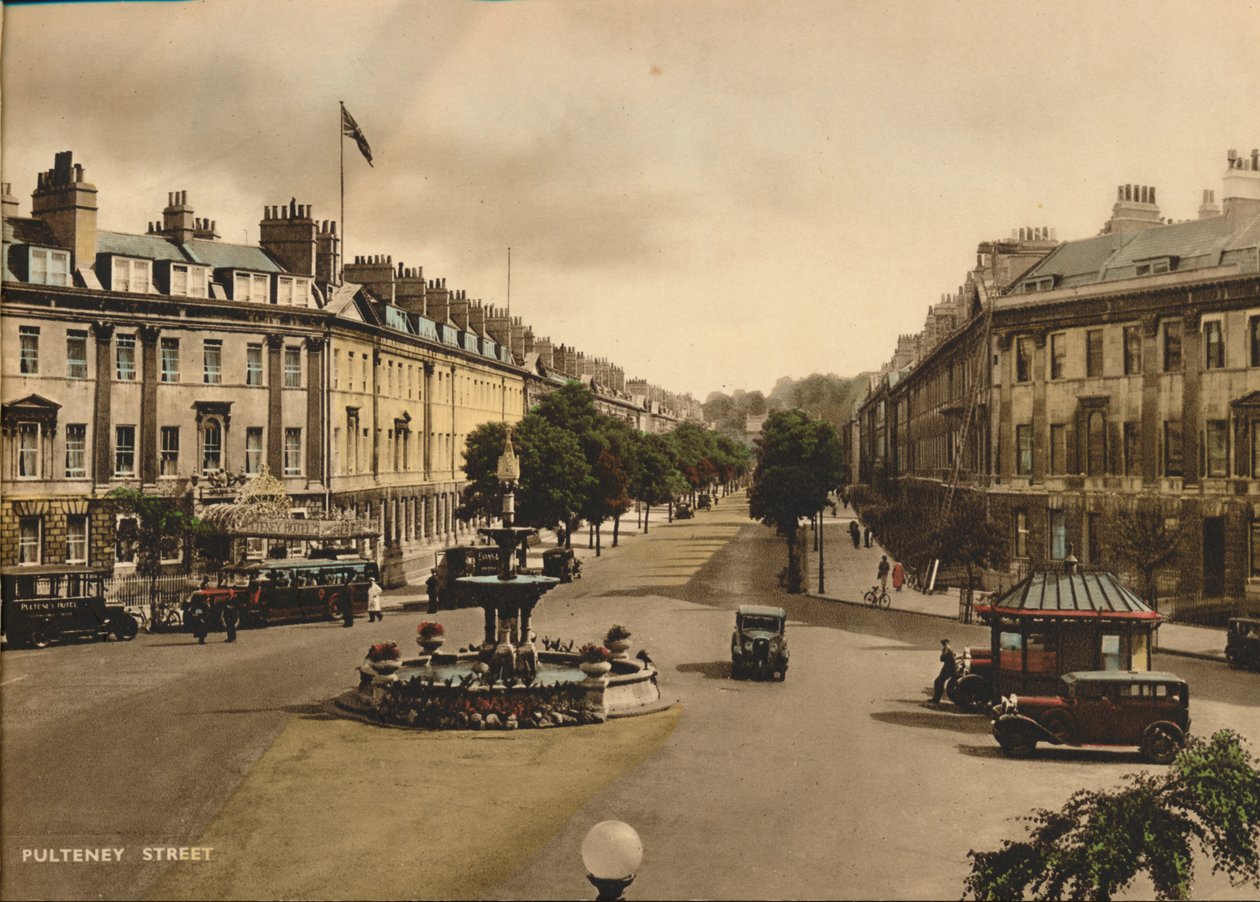 Pulteney Street, Bath, Somerset, c1925. od Unbekannt
