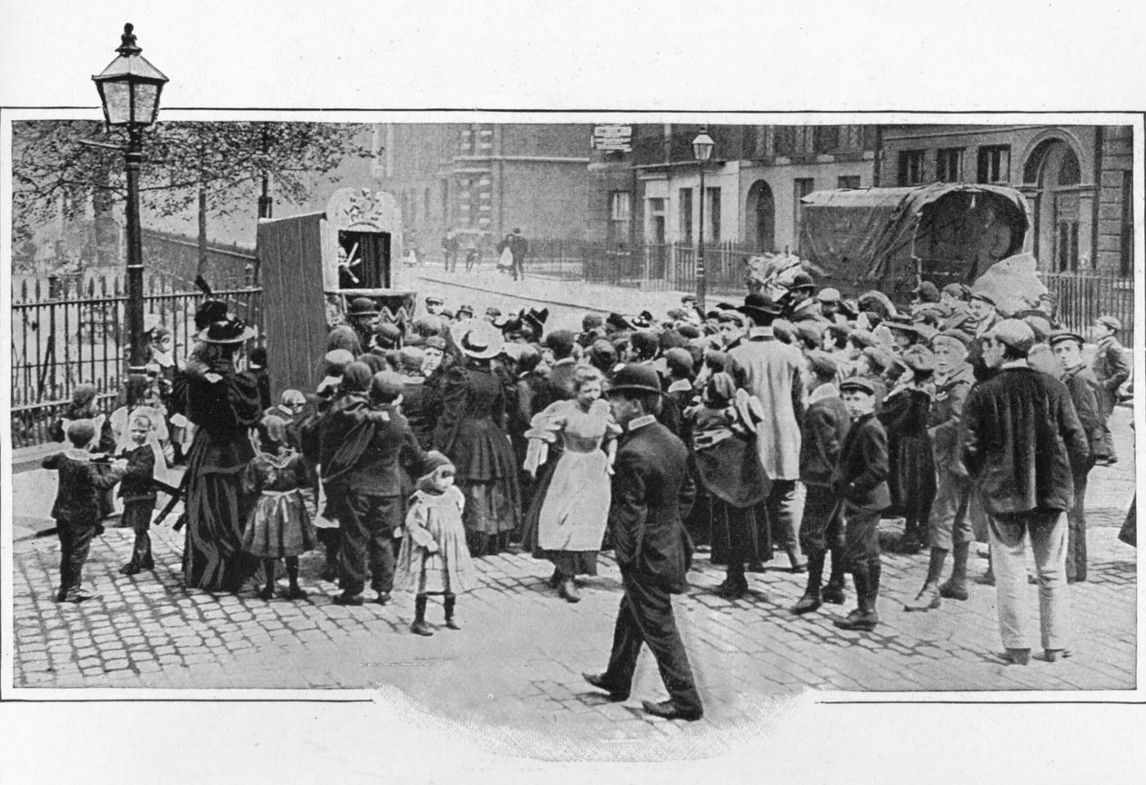 Punch and Judy Show, Londýn, c1903 1903 od Unbekannt