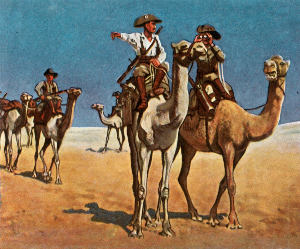 Pronásledování Simon-Copper-Hottentotts v poušti Kalahari, 16. března 1908, 1936. od Unbekannt