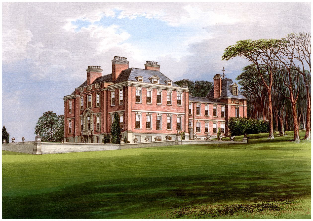 Pynes, Devon, domov rodiny Northcote, c1880 od Unbekannt