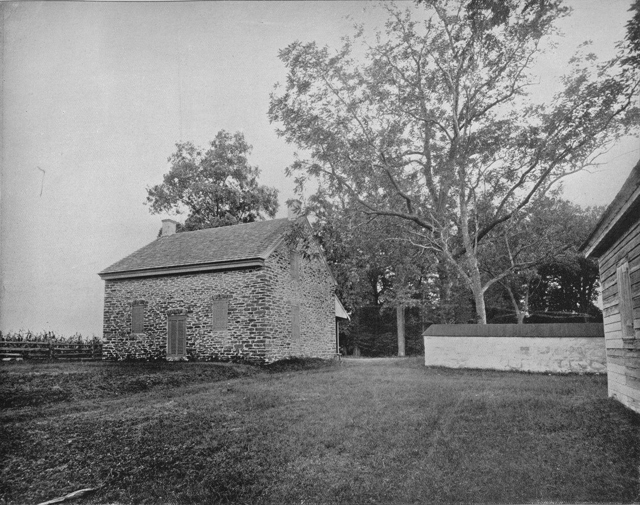 Quaker Meeting House, Battlefield of Princeton, New Jersey, c1897. od Unbekannt