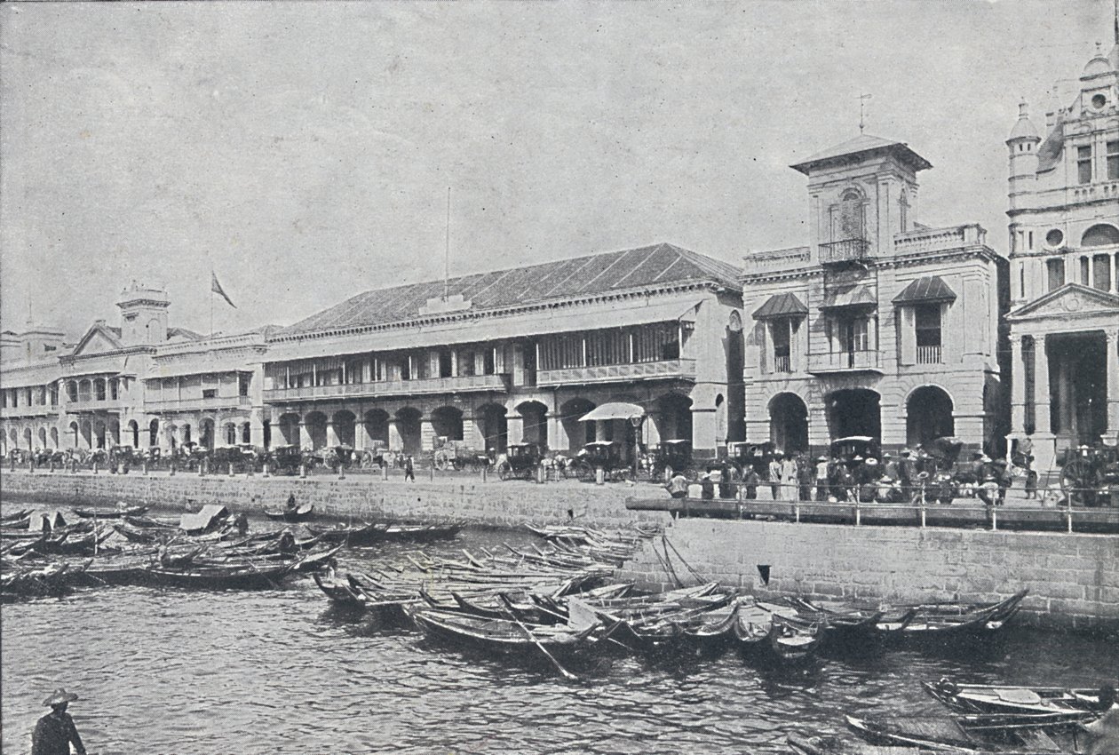 Nábřeží v Singapuru, 1924 od Unbekannt