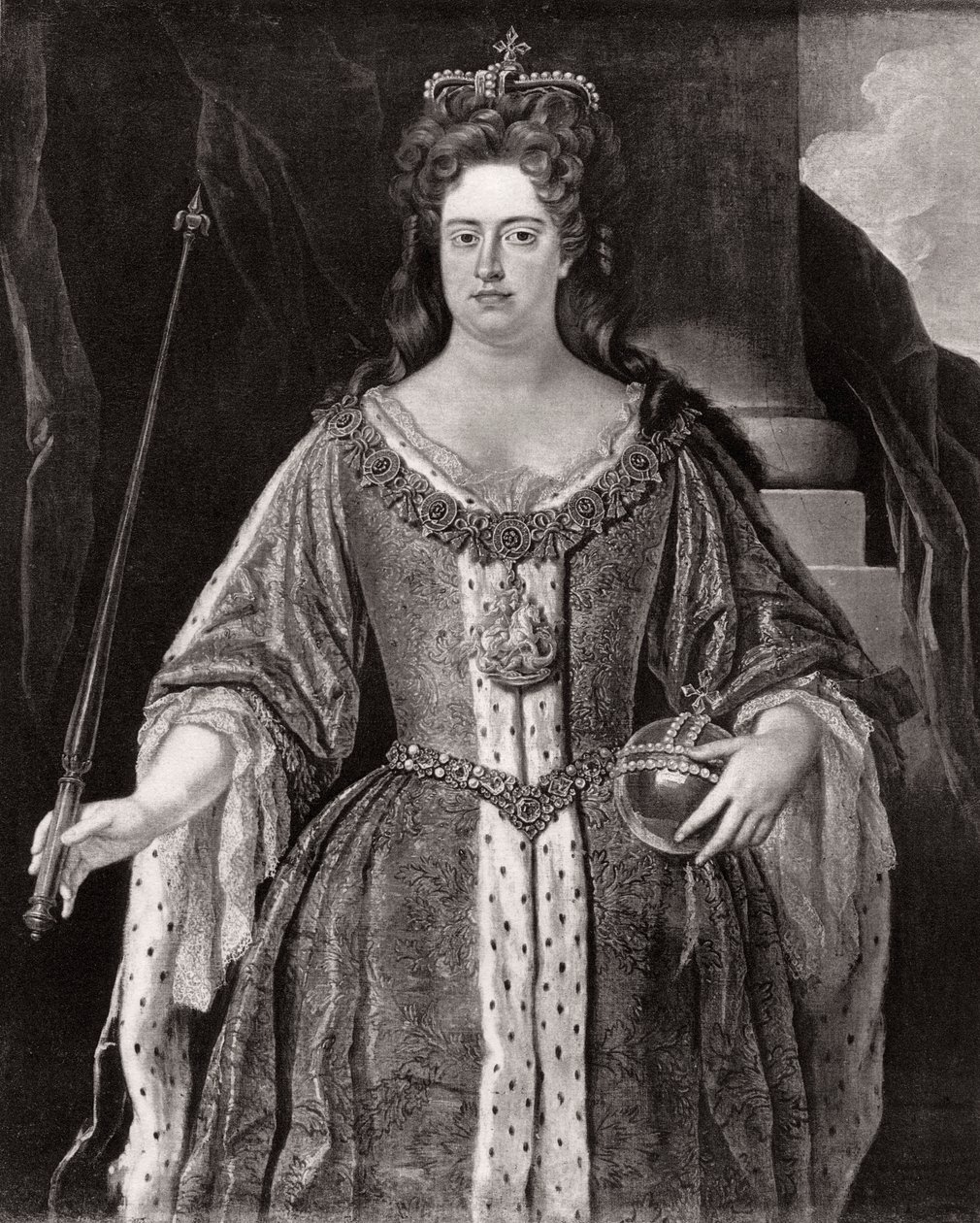 Královna Anna, c1702 1906 od Unbekannt