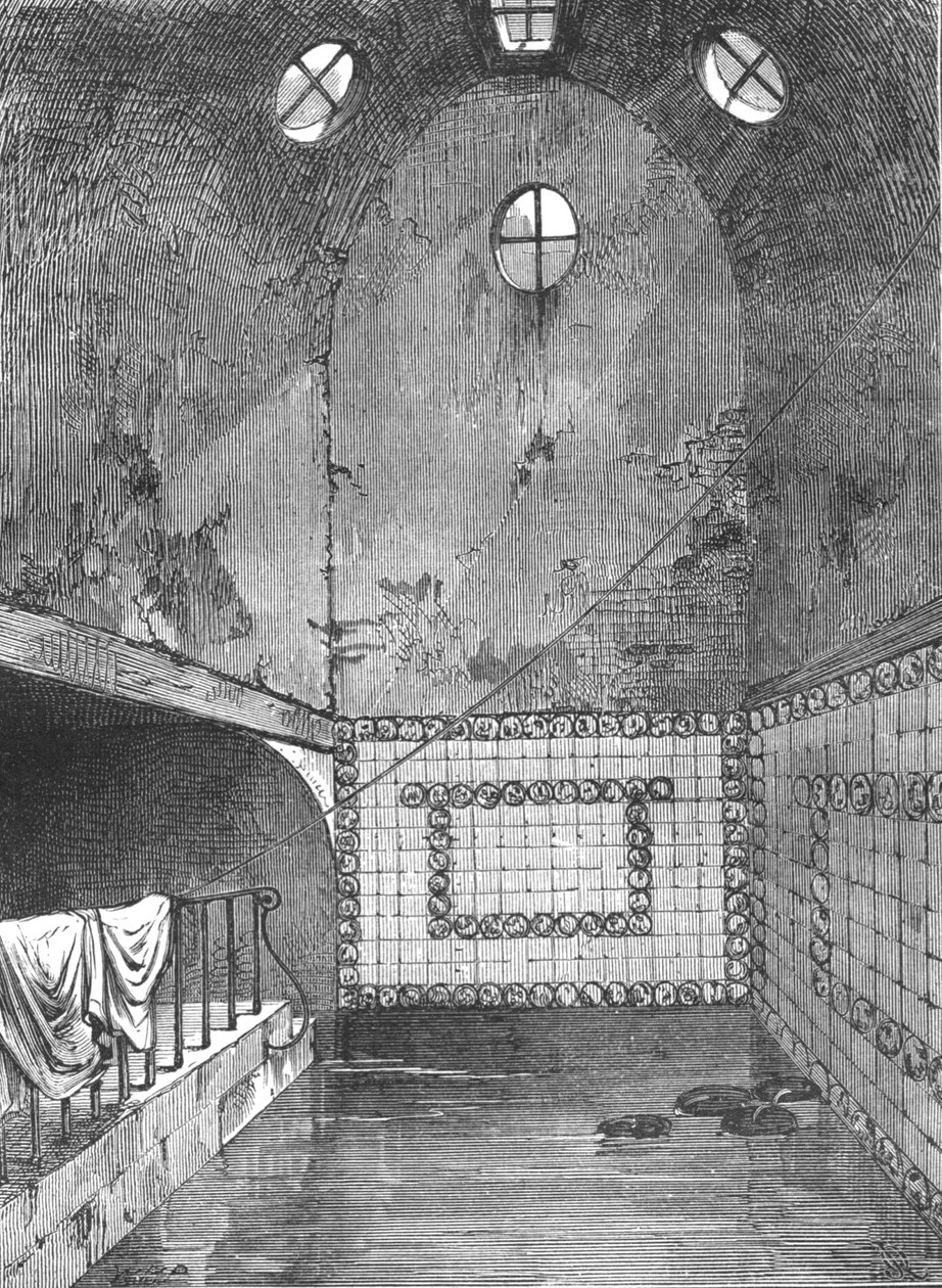 Queen Annes Bath z pohledu pořízeného v roce 1851, 1897 od Unbekannt