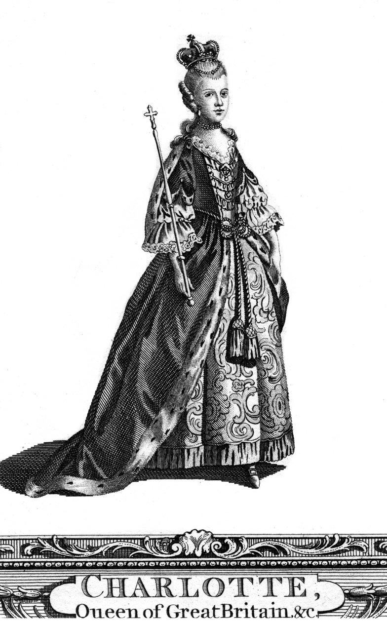 Královna Charlotte, královna choť George III Spojeného království od Unbekannt