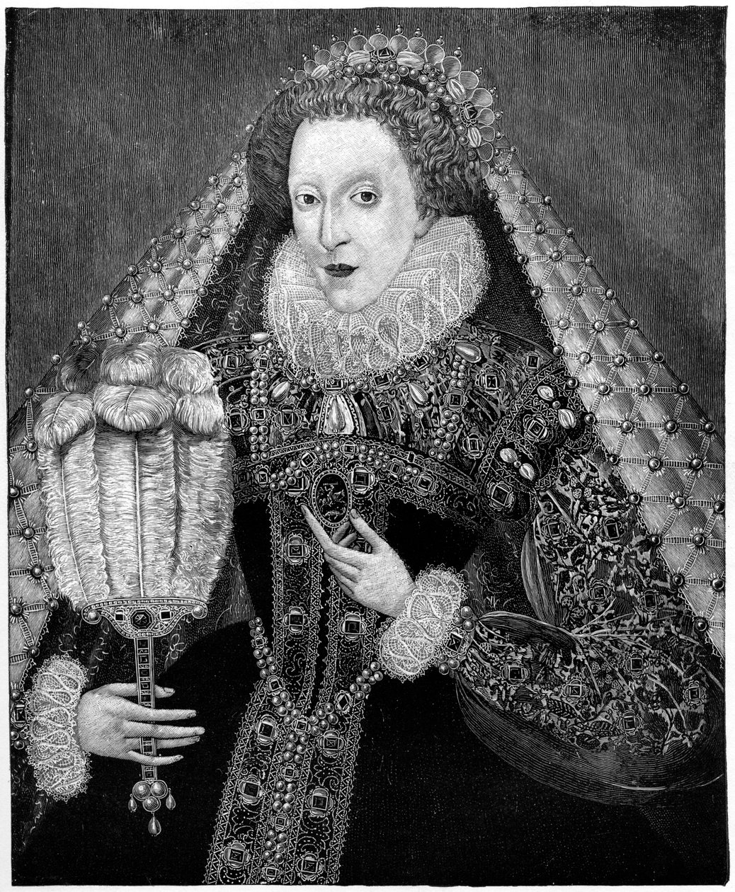 Královna Alžběta I, c1580, 1910 od Unbekannt