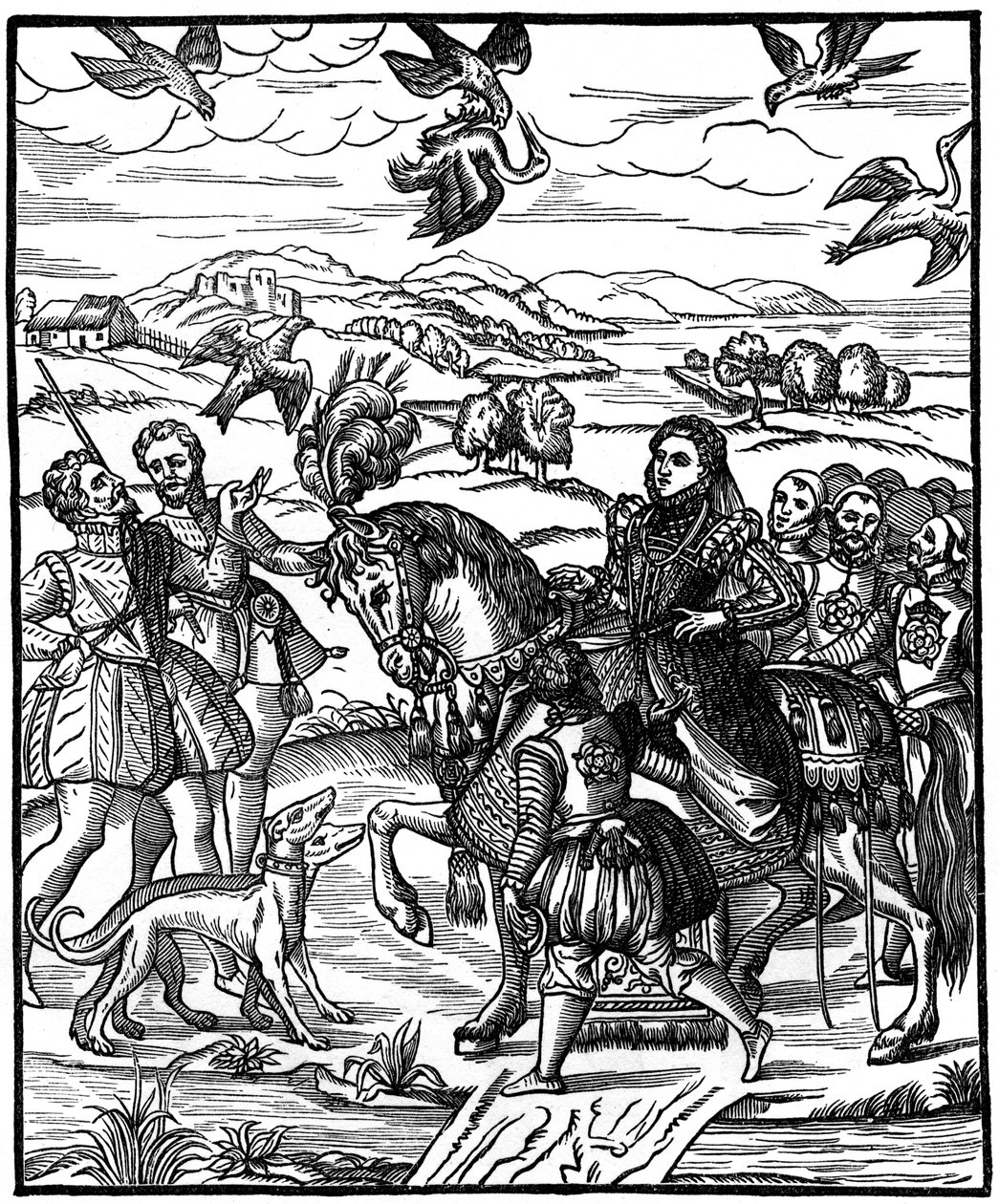 Královna Alžběta I. Hawking, 1575, 1910 od Unbekannt