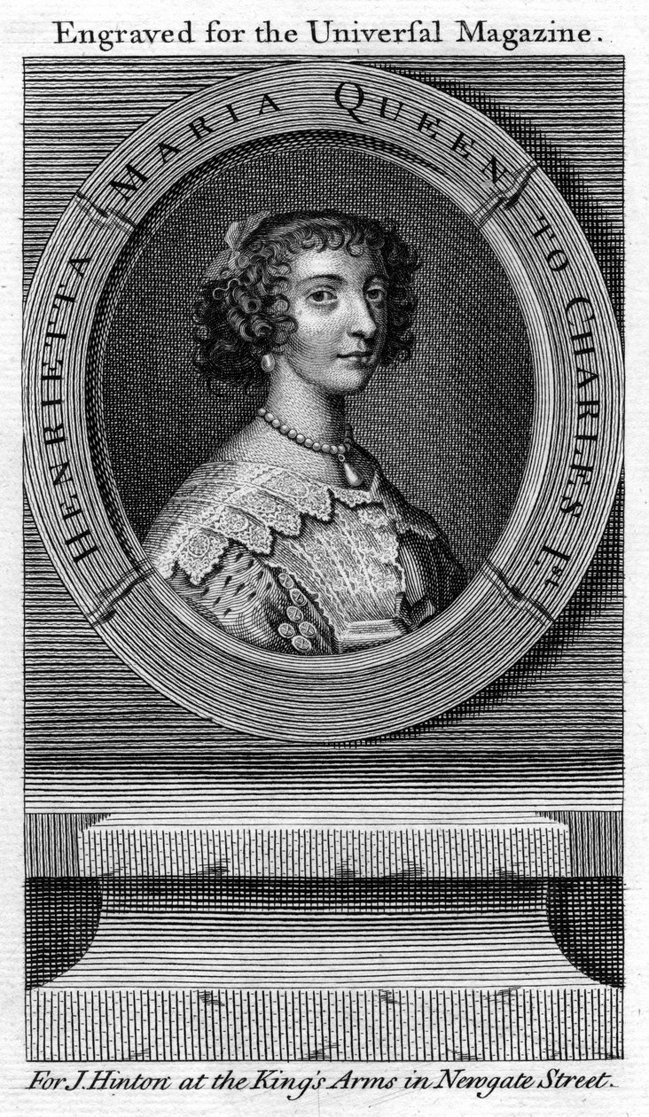 Královna Henrietta Maria, královna choť Karla I od Unbekannt