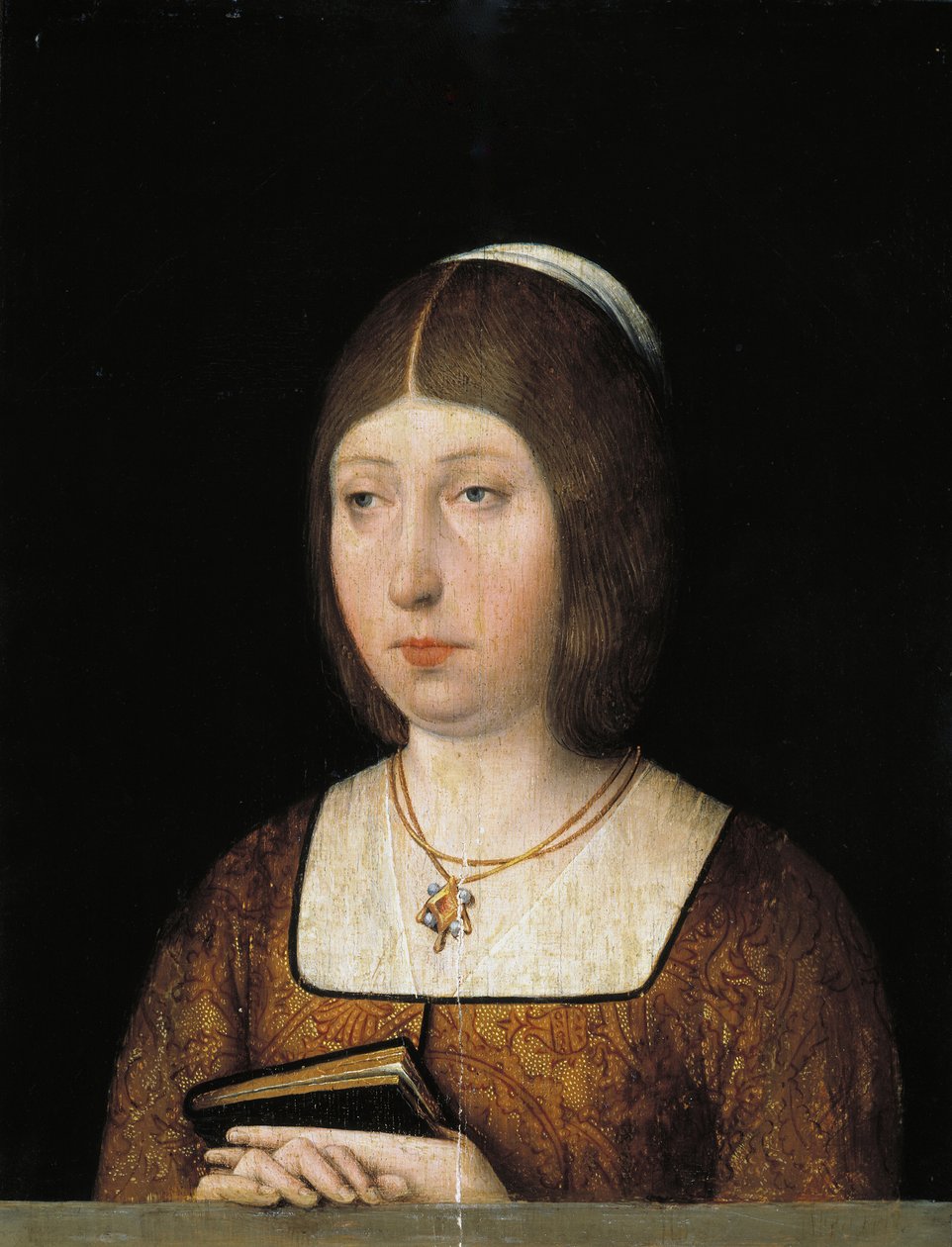 královna Isabella I. Kastilská, c. 1490 od Unbekannt