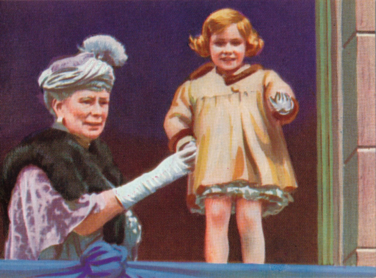 Queen Mary 1867-1953 a princezna Margaret 1930-2002 u příležitosti King George vs Silver J od Unbekannt