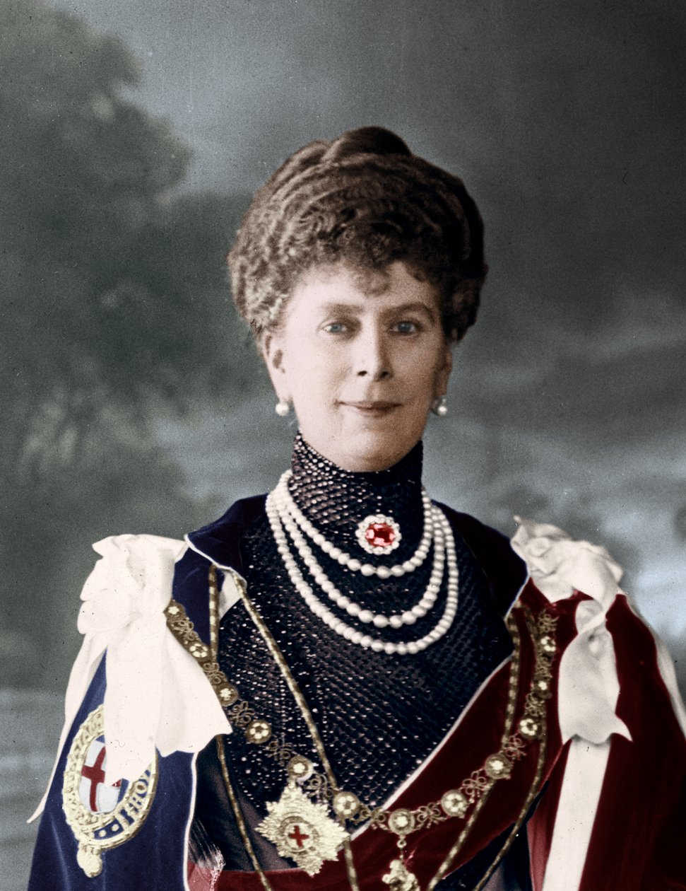 Queen Mary, choť krále Jiřího V. Spojeného království, 1910s od Unbekannt