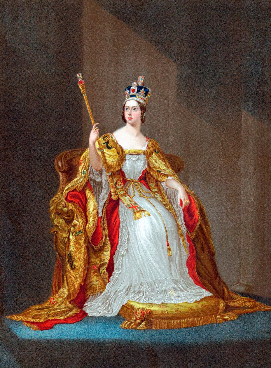 Královna Viktorie 1819-1901, 1838 od Unbekannt