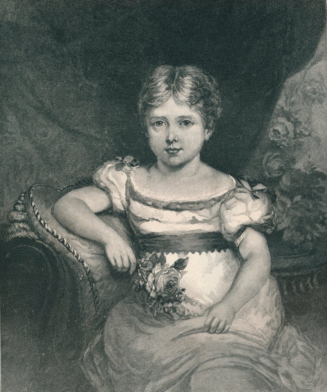 Queen Victoria 1819-1901 ve věku šesti let, 1894 od Unbekannt