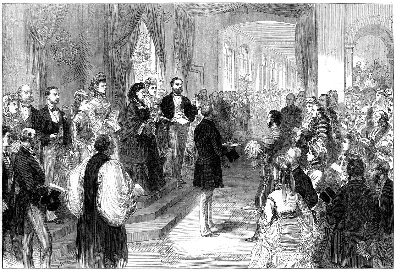 Queen Victoria 1819-1901 otevření St Thomas Hospital, Londýn, 1871 od Unbekannt
