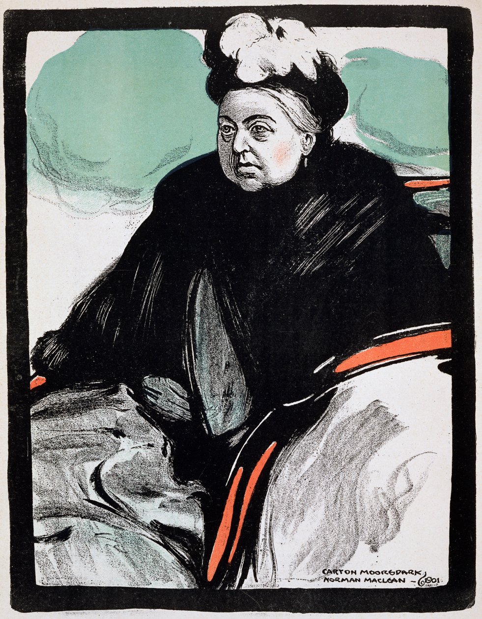 Královna Viktorie, 1901 od Unbekannt