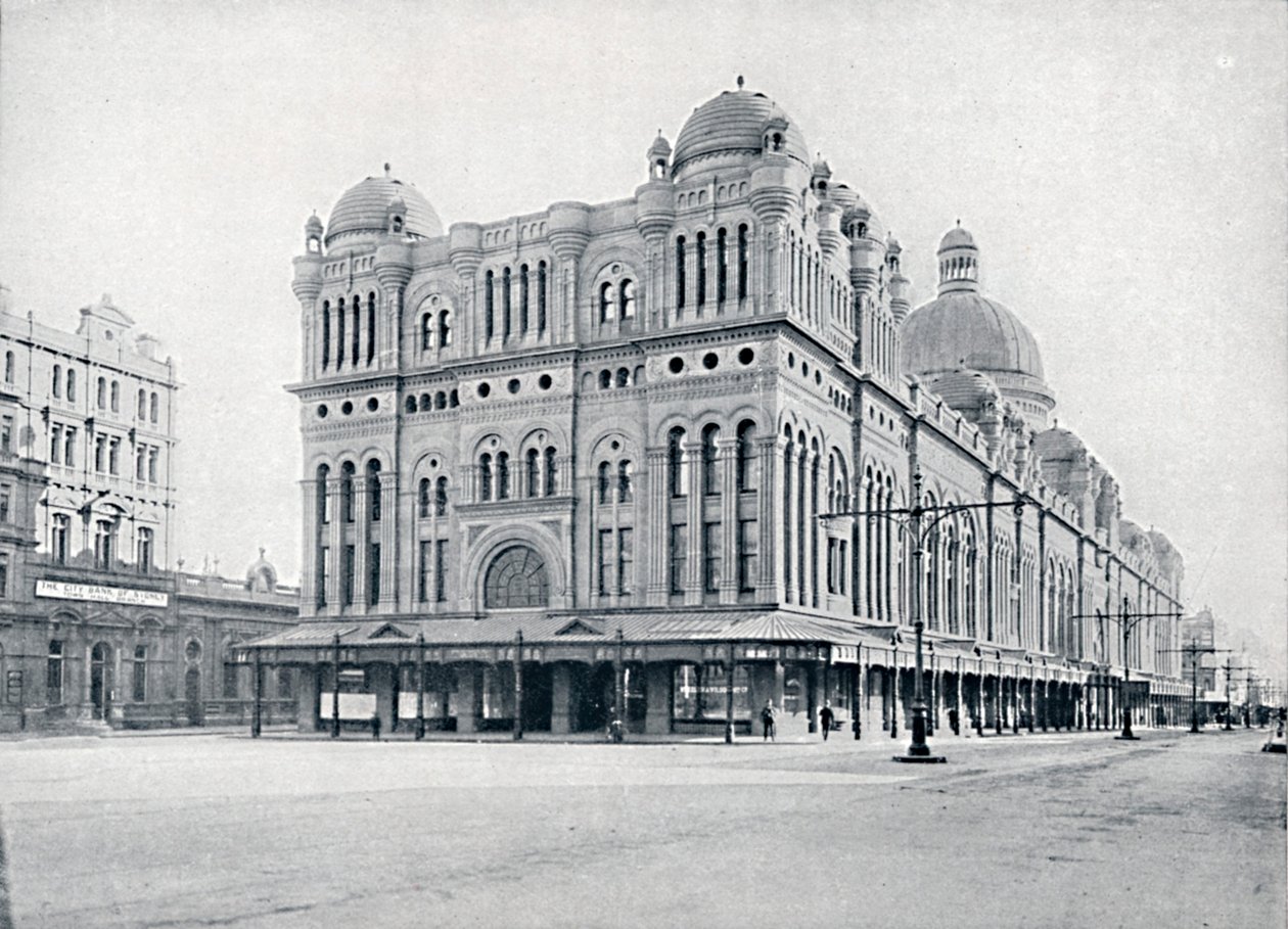 Trhy královny Viktorie, 1900. od Unbekannt