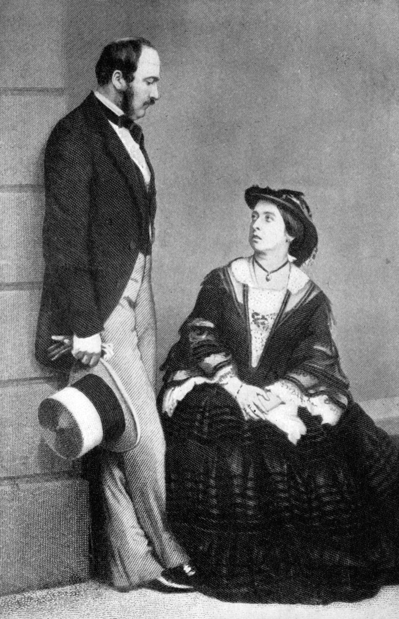 Queen Victoria and the Prince Consort, 1860 od Unbekannt