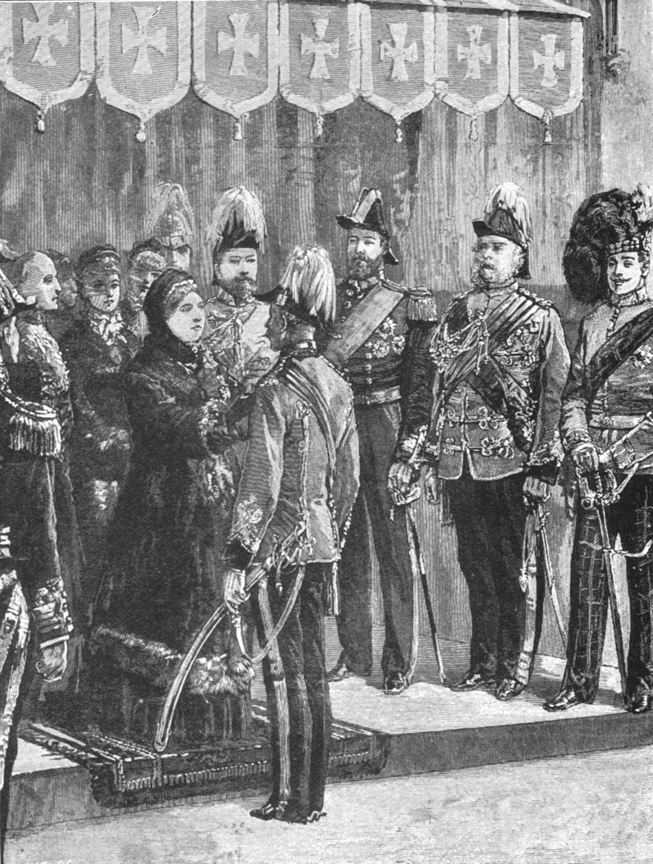 Královna Viktorie vyznamenává důstojníky...ve Windsoru, 8. prosince 1879, 1901. od Unbekannt