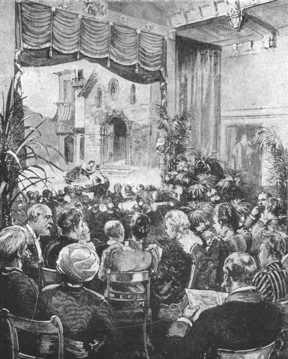 Královna Viktorie slyšela Cavalleria Rusticana ve Windsoru, 1891, 1901. od Unbekannt