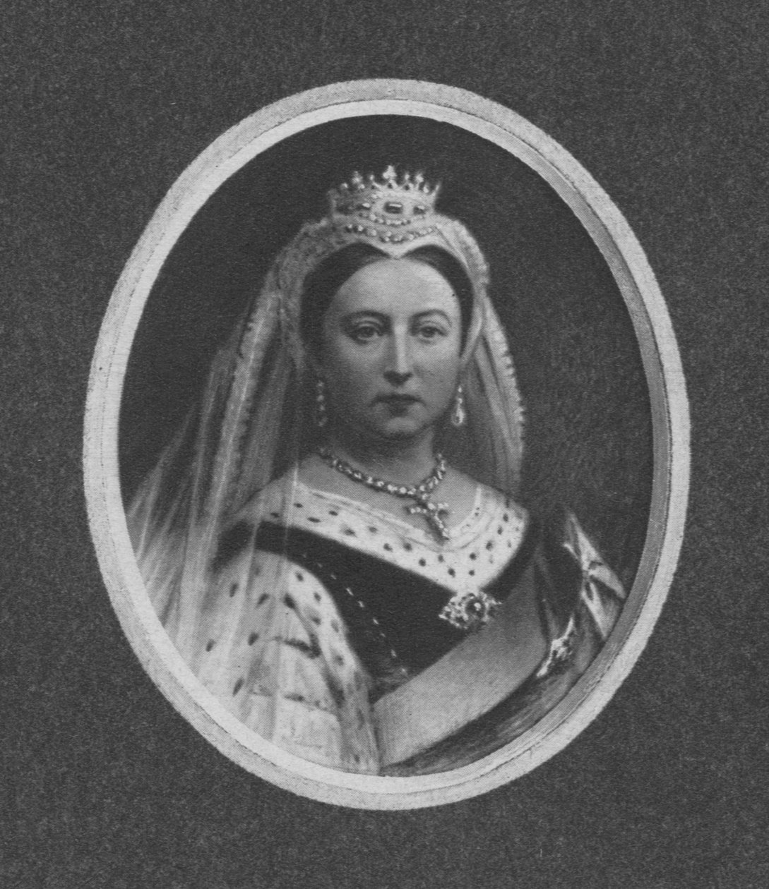 Královna Viktorie ve státních róbách, 1901. od Unbekannt