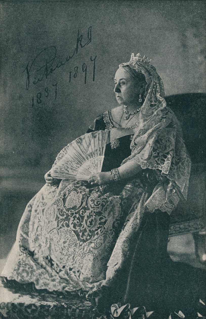 Královna Viktorie v roce jejího diamantového jubilea, 1897 1909 od Unbekannt