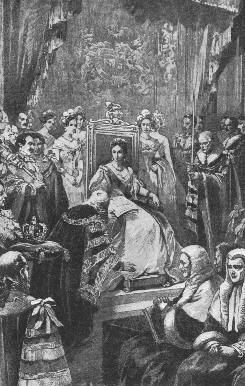 První parlament královny Viktorie: Slavnostní zahájení, 20. listopadu 1837, 1901. od Unbekannt