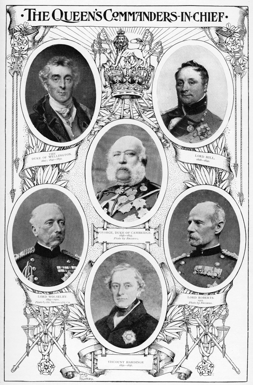 Vrchní velitelé Queen Victorias, 1901 od Unbekannt