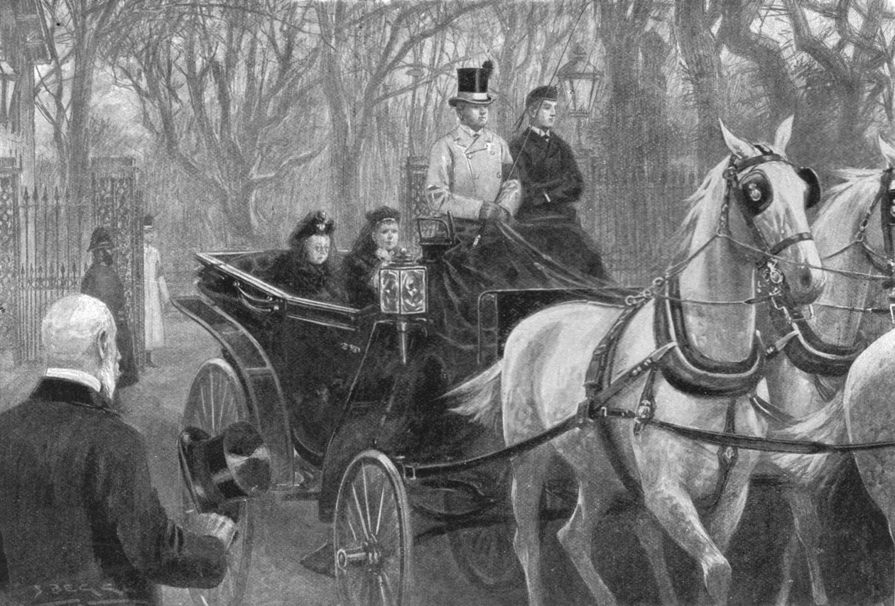 Poslední jízda Queen Victorias, Osborne, 15. ledna 1901. od Unbekannt