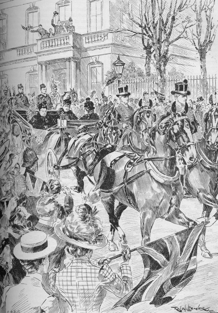 Poslední návštěva královny Viktorie v Londýně, březen 1900 1906 od Unbekannt