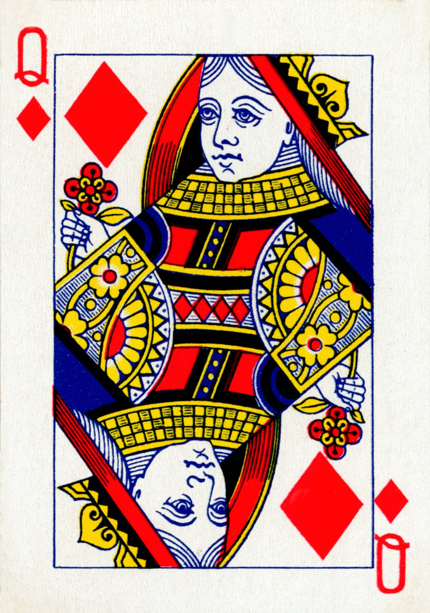Queen of Diamonds z balíčku hracích karet Goodall & Son Ltd., c1940 od Unbekannt