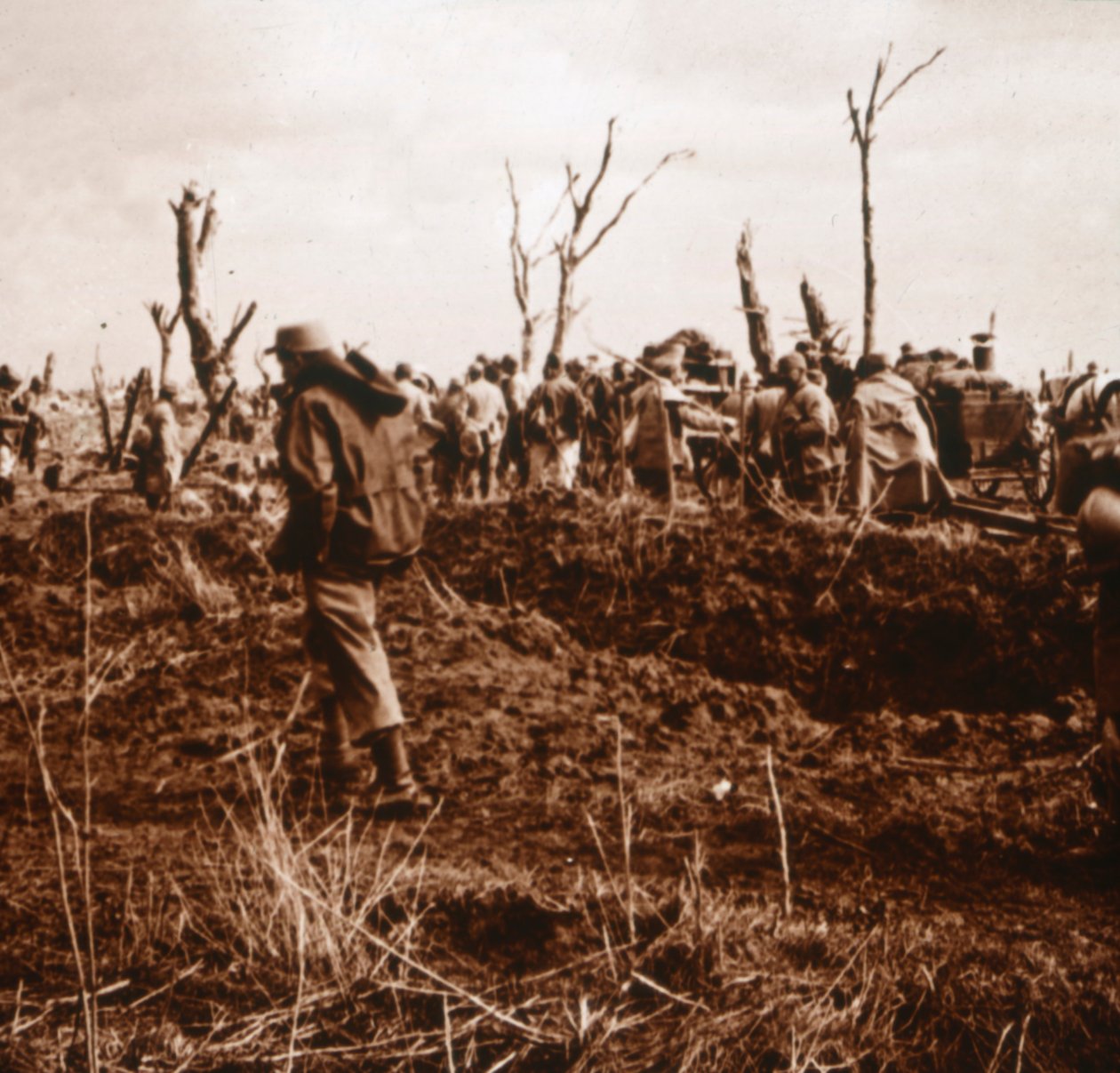 Quennevières, severní Francie, c1914-c1918 od Unbekannt