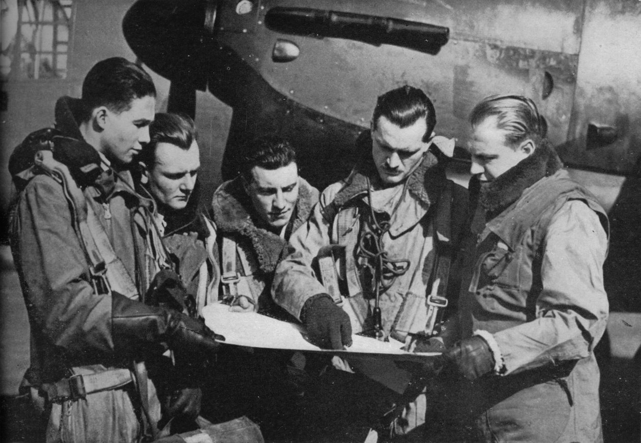 Posádka bombardéru RAF, 1941 od Unbekannt