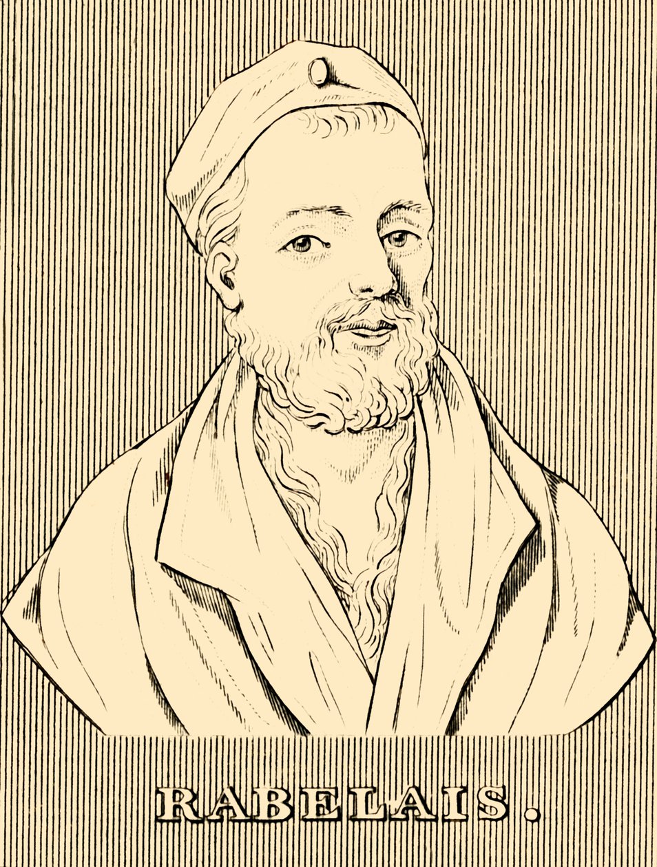 Rabelais, c1483-1553, 1830. od Unbekannt