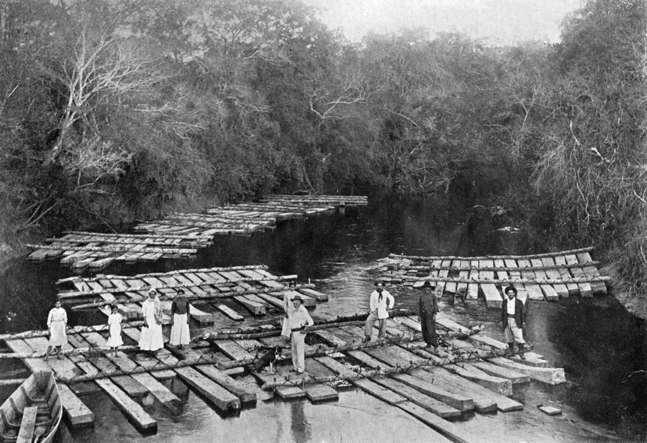 Vory na řece Tebicuary-mi, Paraguay, 1911 od Unbekannt