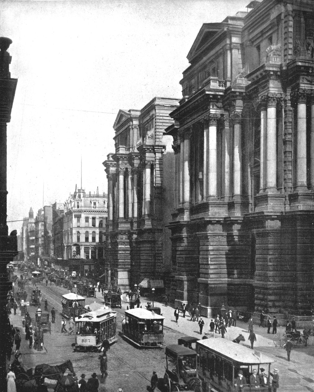 Randolph Street, Chicago, Illinois, USA, c1900. od Unbekannt