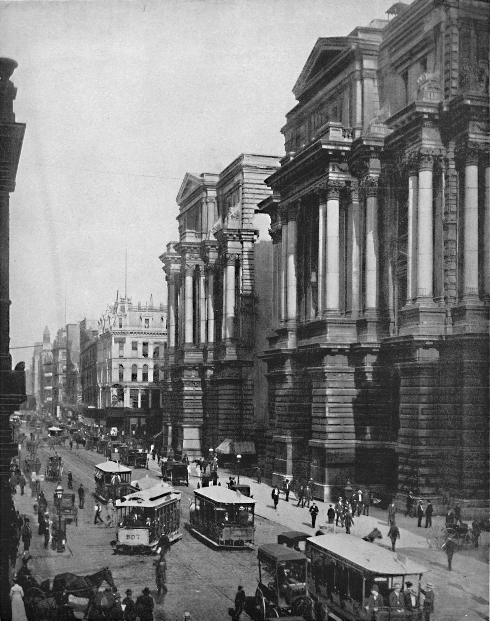 Randolph Street, Chicago, Illinois, c1897. od Unbekannt