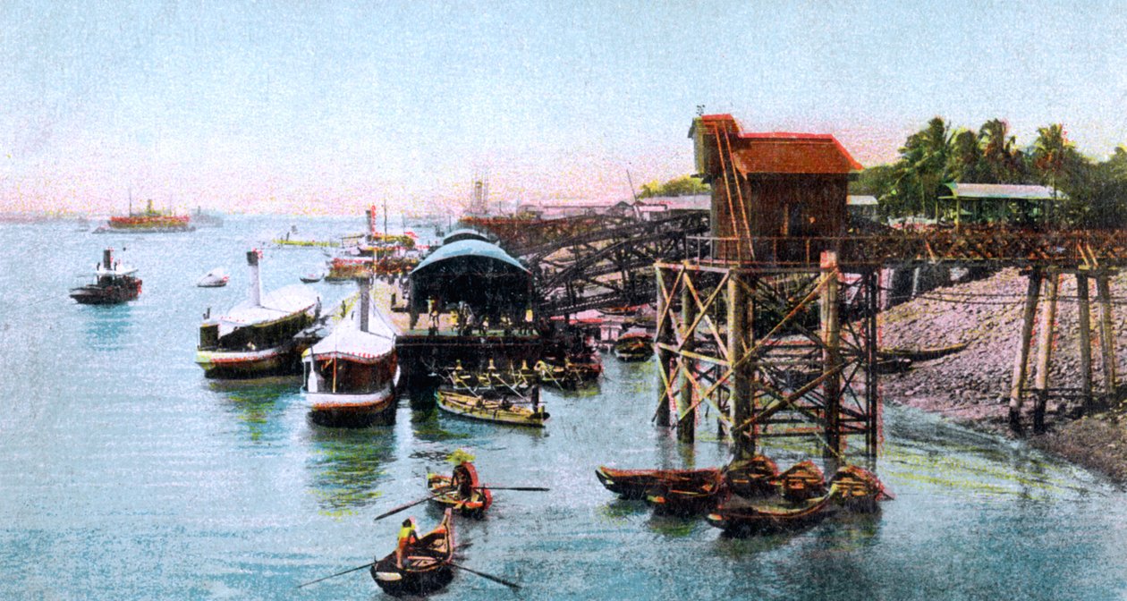 Rangúnský přístav, Myanmar, 1900 od Unbekannt