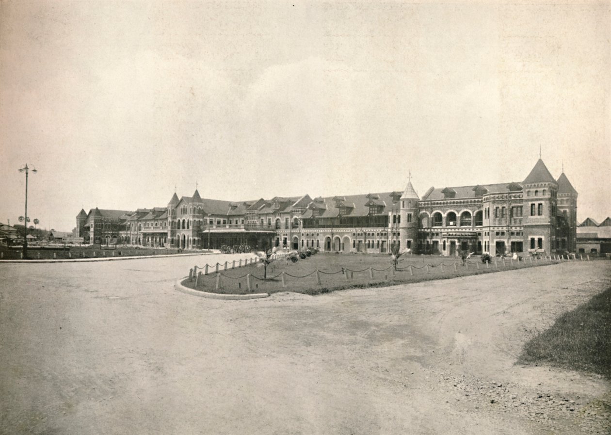 Nádraží Rangún, 1900. od Unbekannt