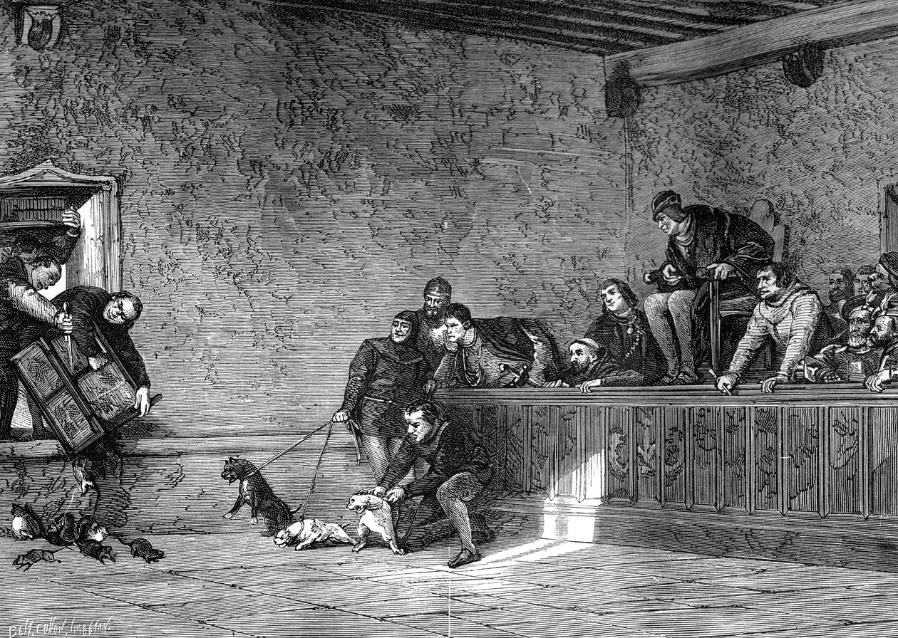 Krysí boj, rekreace Ludvíka XI. Francouzského, 1461-1483 1882-1884 od Unbekannt